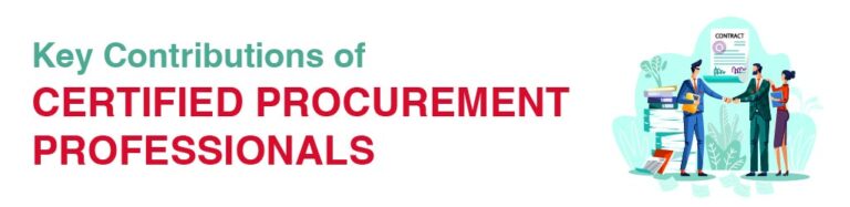 Key Contributions of Certified Procurement Professionals: (Infographic)